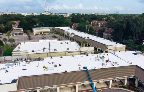 Northcutt-Plaza-Drone-29_1769533875213-OaV4JuXs Commercial roofing work on a shopping center in Pittsburgh, PA.